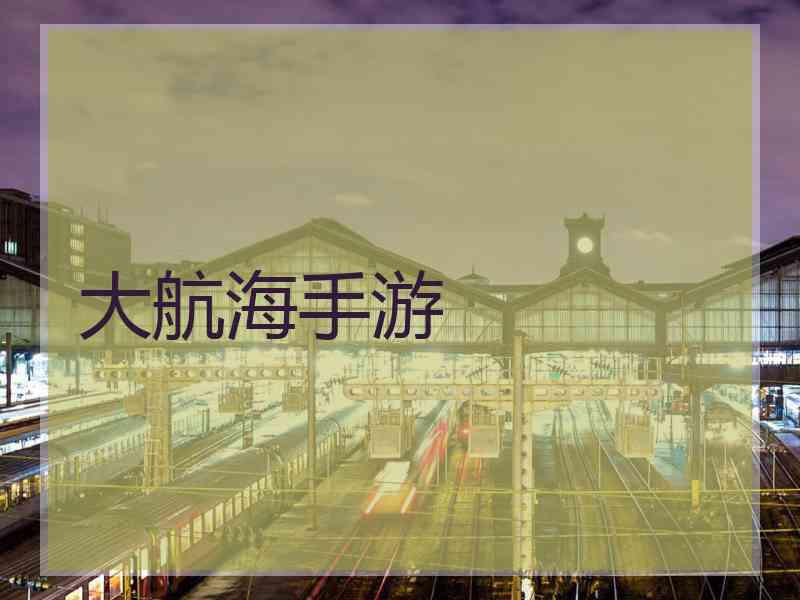 大航海手游 大航海手游