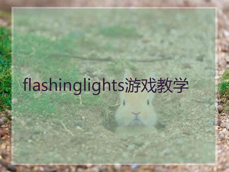 flashinglights游戏教学