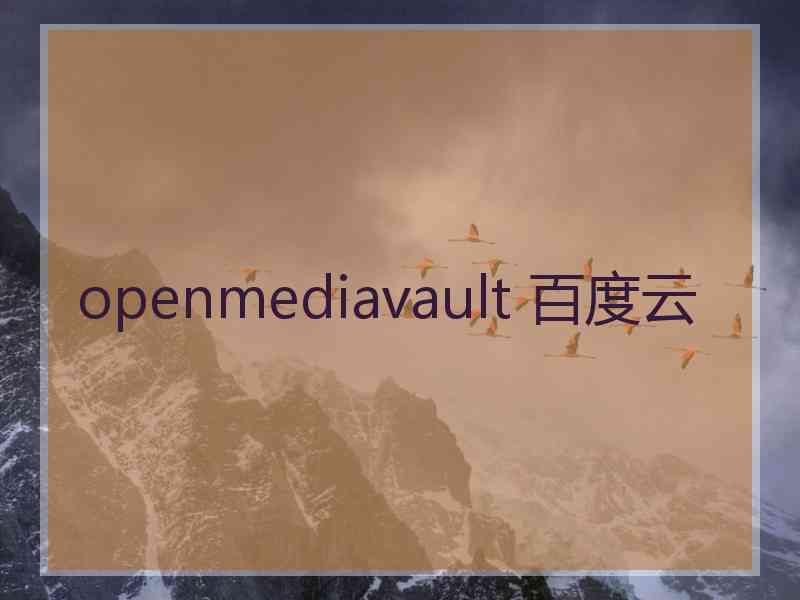openmediavault 百度云