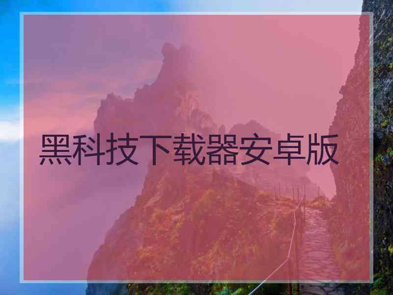 黑科技下载器安卓版 黑科技下载器安卓版