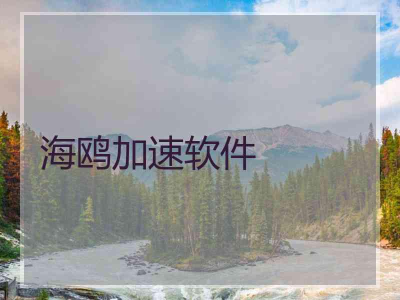 海鸥加速软件 海鸥加速软件