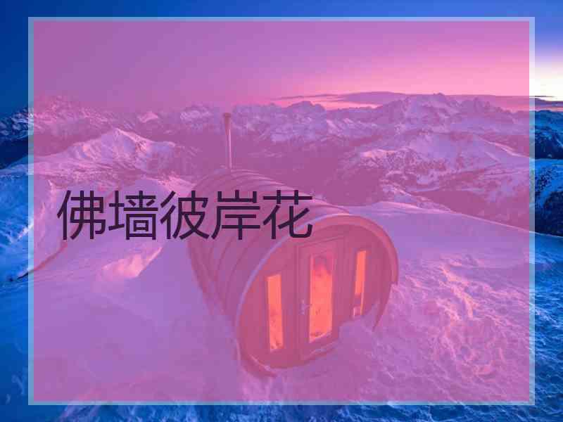 佛墙彼岸花 佛墙彼岸花