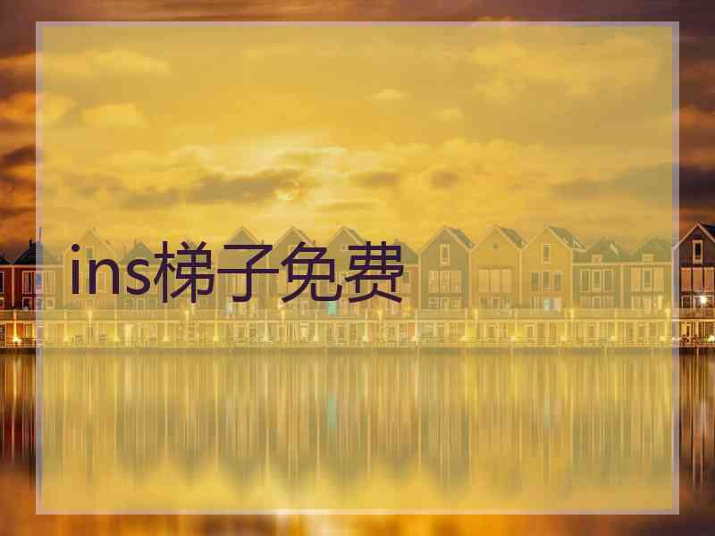 ins梯子免费 ins梯子免费