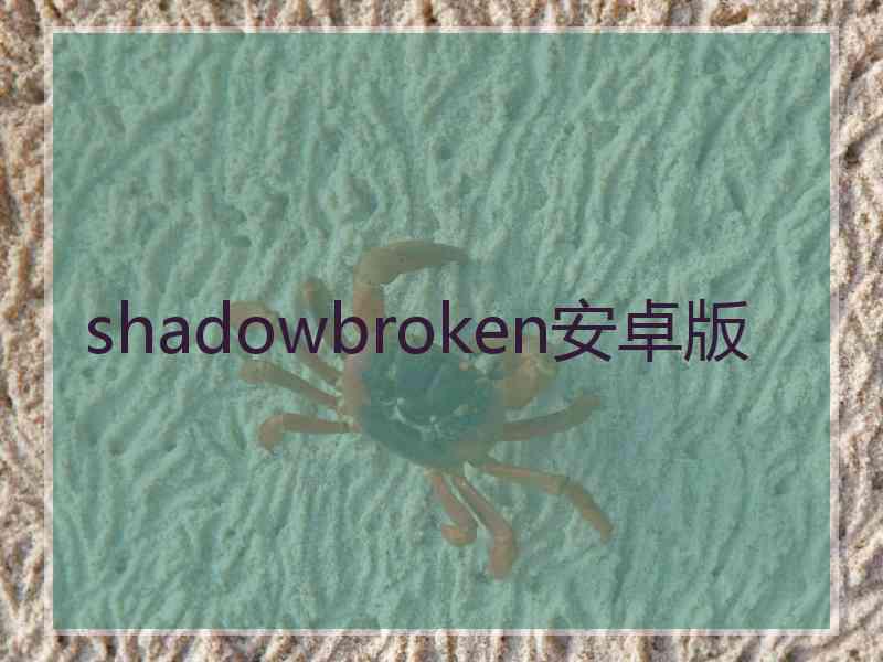 shadowbroken安卓版