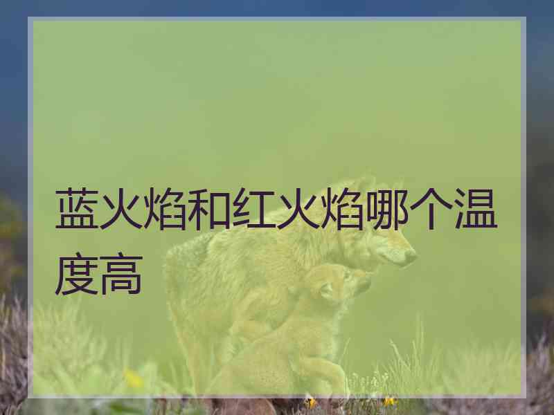蓝火焰和红火焰哪个温度高 蓝火焰和红火焰哪个温度高
