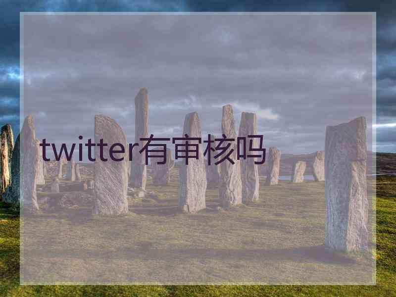 twitter有审核吗 twitter有审核吗
