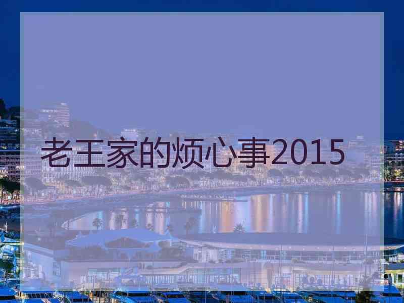 老王家的烦心事2015 老王家的烦心事2015