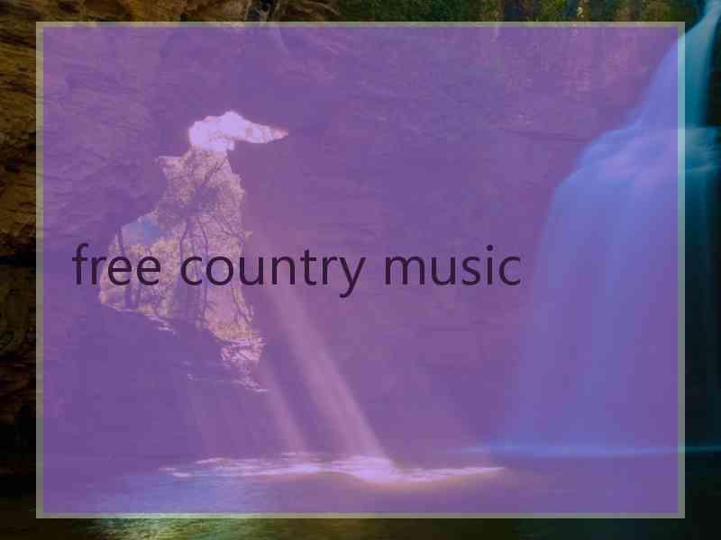 free country music