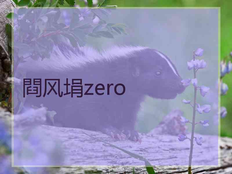 閰风埍zero 閰风埍zero