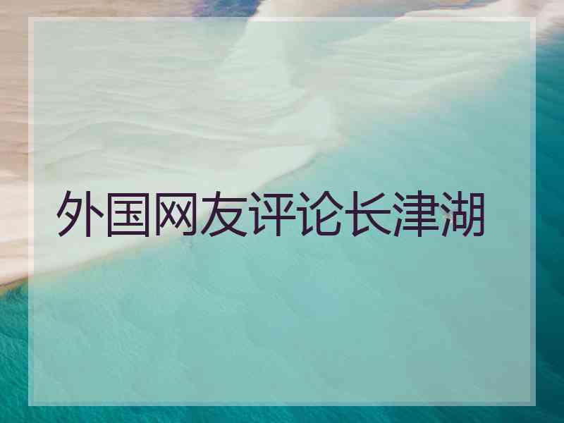 外国网友评论长津湖