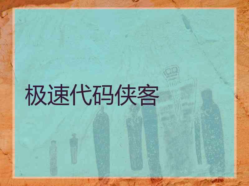 极速代码侠客 极速代码侠客