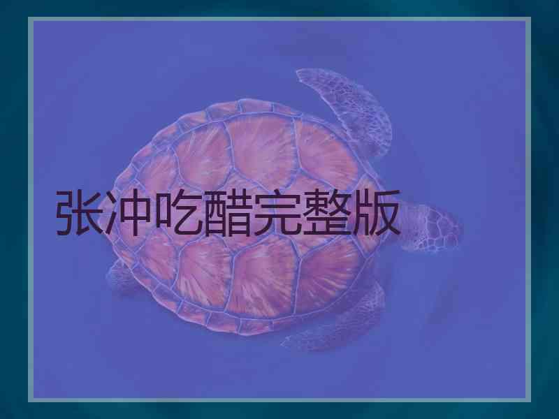 张冲吃醋完整版 张冲吃醋完整版