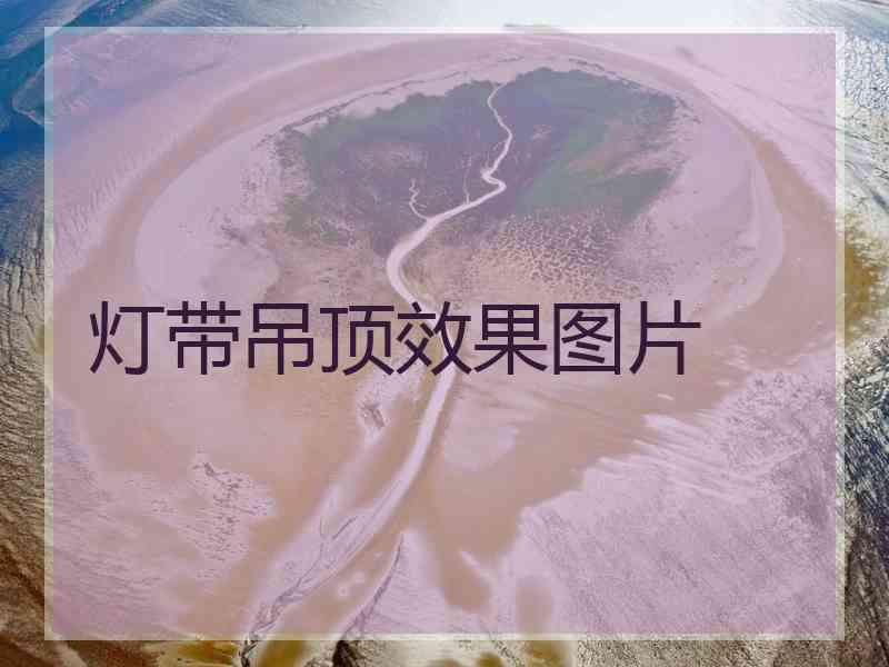 灯带吊顶效果图片 灯带吊顶效果图片