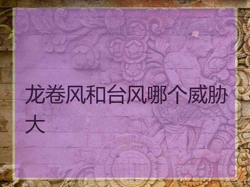 龙卷风和台风哪个威胁大 龙卷风和台风哪个威胁大