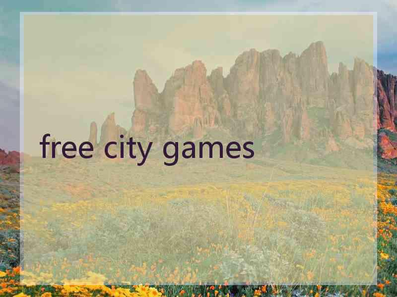 free city games
