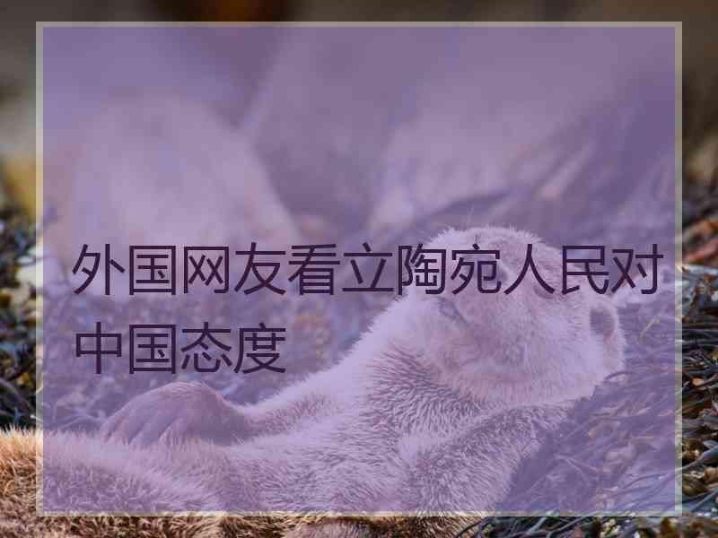 外国网友看立陶宛人民对中国态度 外国网友看立陶宛人民对中国态度