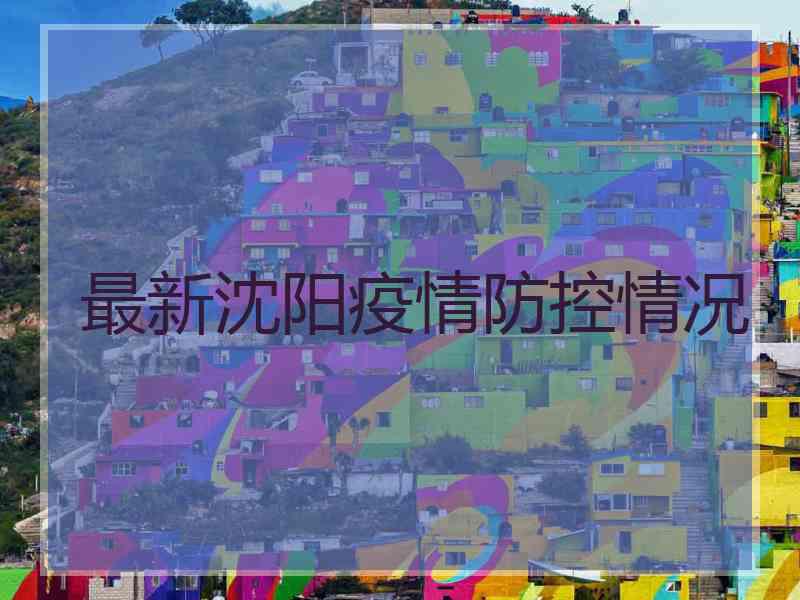 最新沈阳疫情防控情况 最新沈阳疫情防控情况