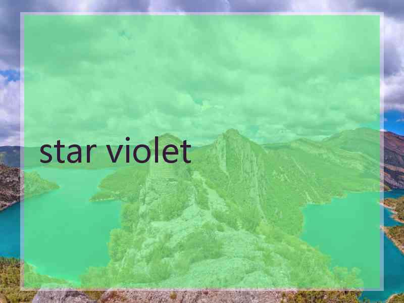 star violet