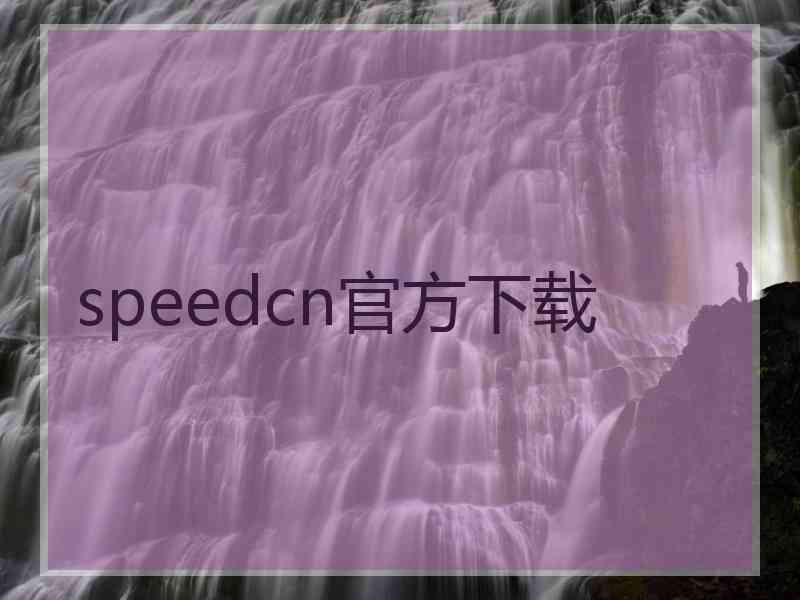 speedcn官方下载