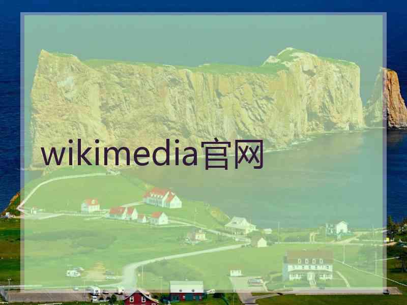 wikimedia官网