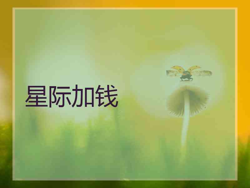 星际加钱 星际加钱