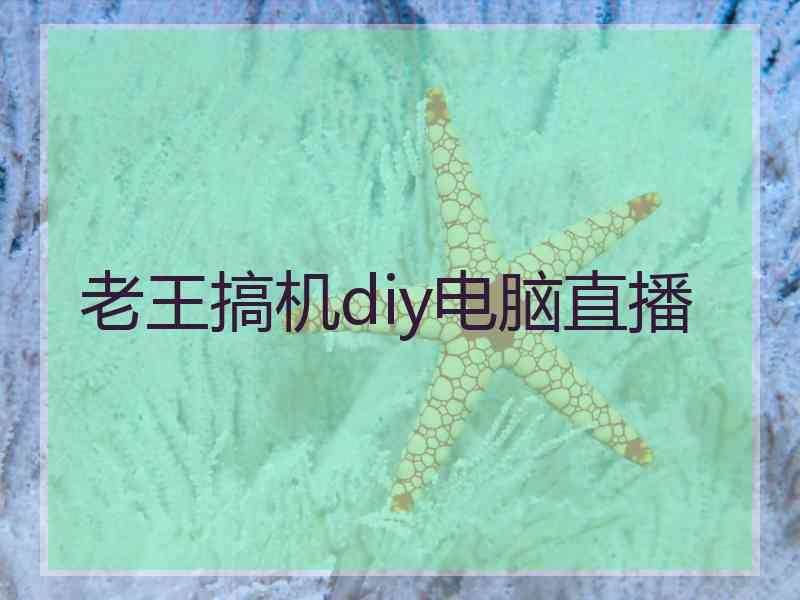 老王搞机diy电脑直播 老王搞机diy电脑直播