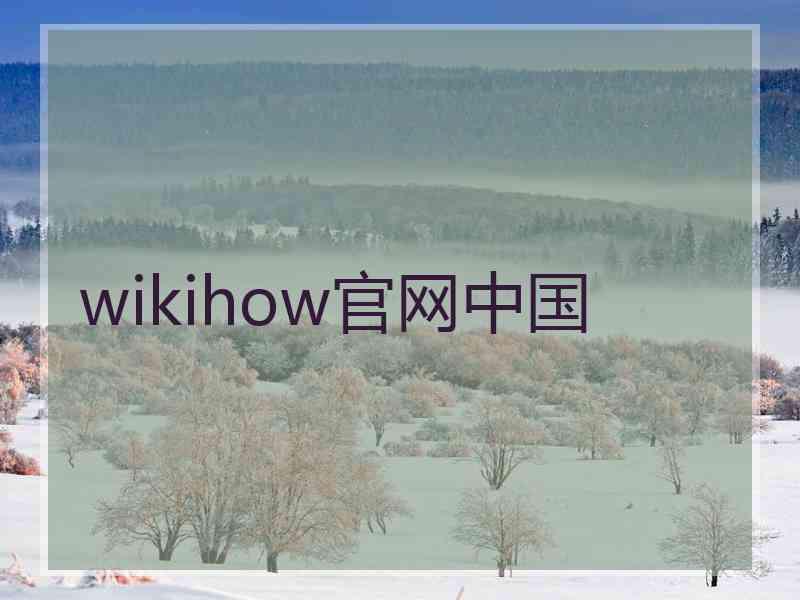wikihow官网中国