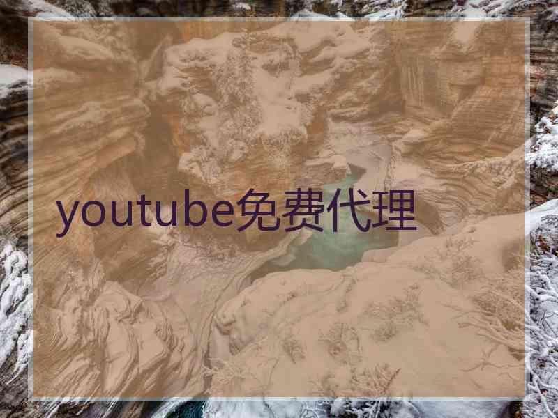 youtube免费代理 youtube免费代理