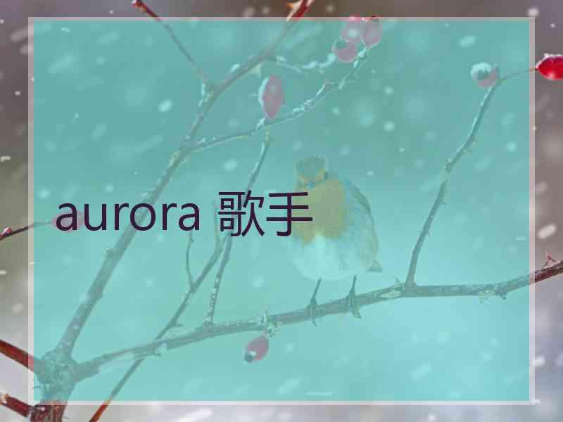 aurora 歌手 aurora 歌手