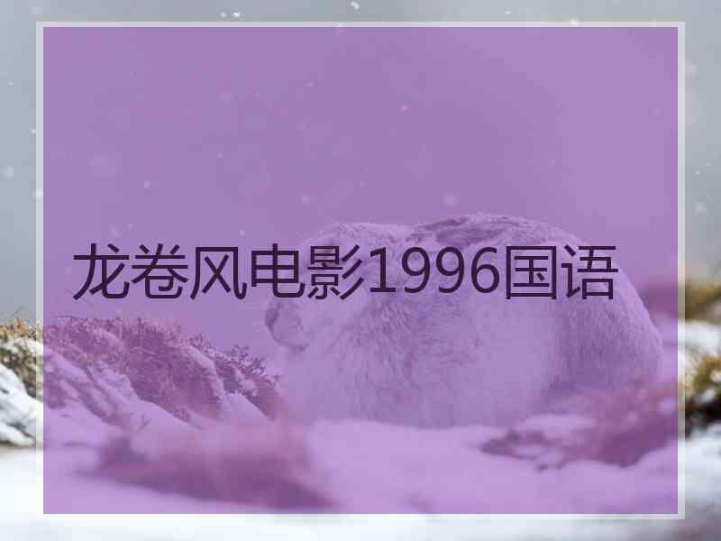 龙卷风电影1996国语 龙卷风电影1996国语