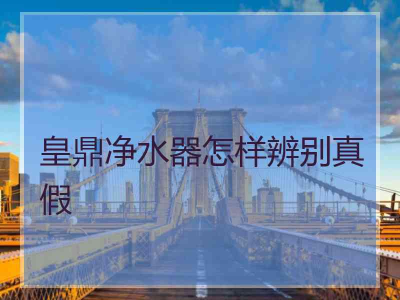 皇鼎净水器怎样辨别真假 皇鼎净水器怎样辨别真假