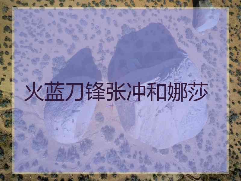 火蓝刀锋张冲和娜莎 火蓝刀锋张冲和娜莎