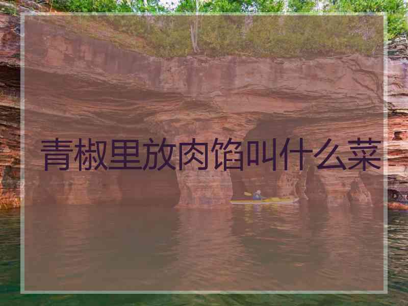 青椒里放肉馅叫什么菜 青椒里放肉馅叫什么菜