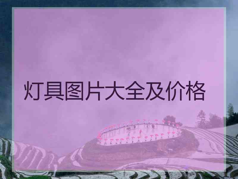 灯具图片大全及价格 灯具图片大全及价格