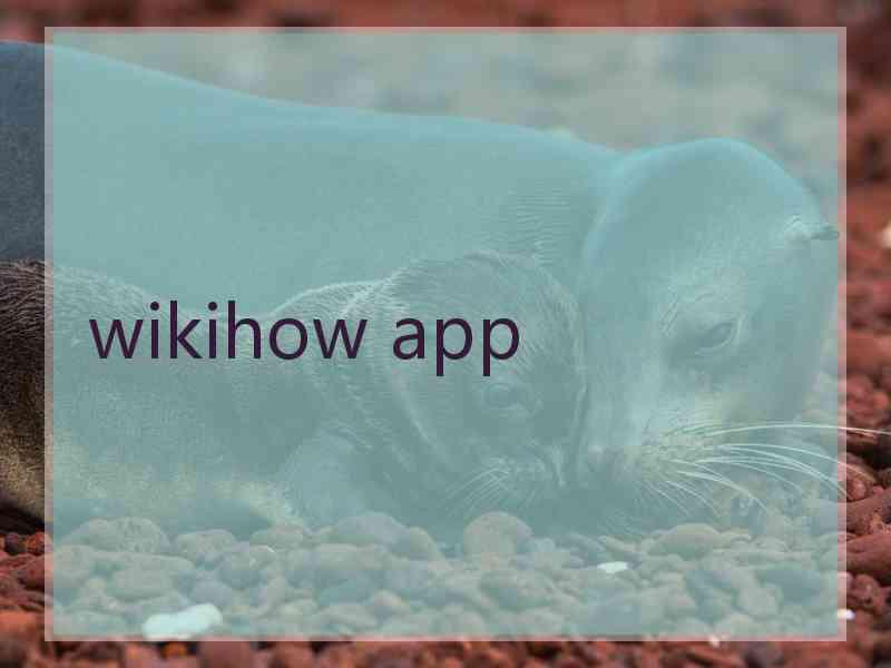 wikihow app
