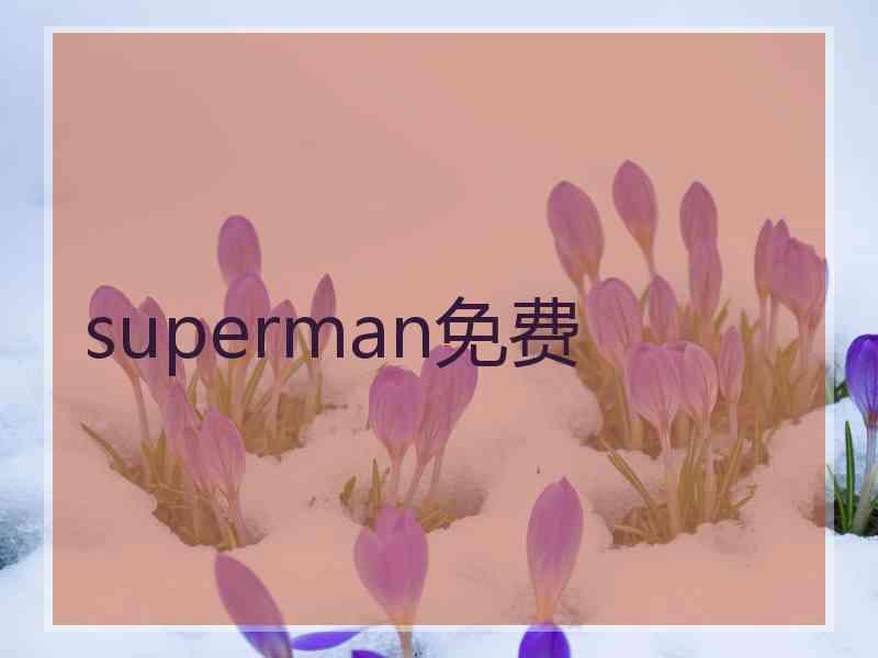 superman免费 superman免费
