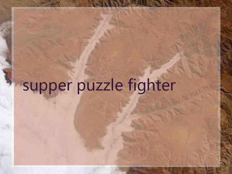 supper puzzle fighter