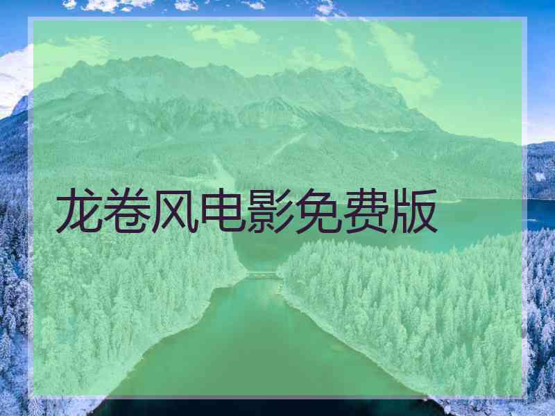 龙卷风电影免费版 龙卷风电影免费版