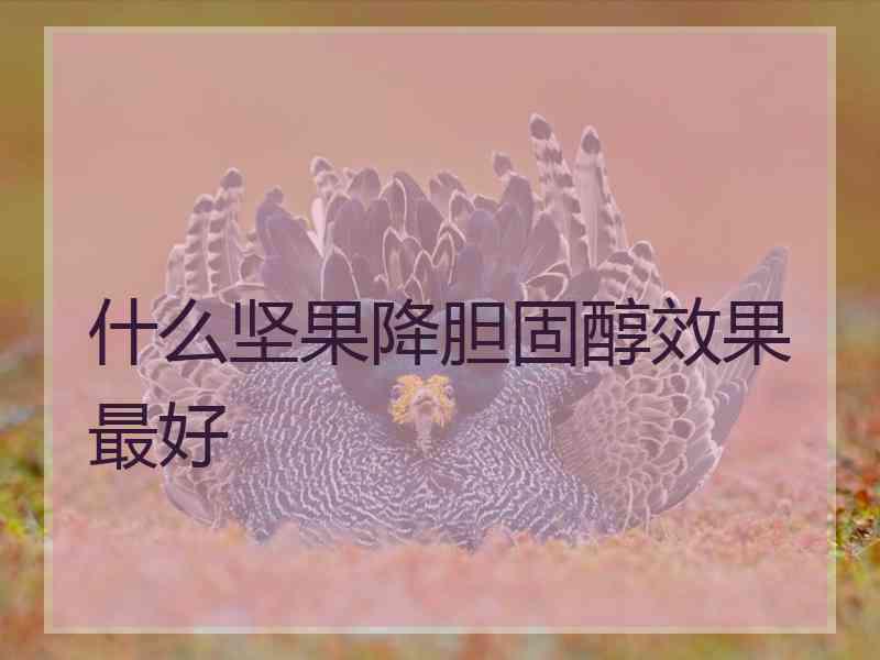 什么坚果降胆固醇效果最好