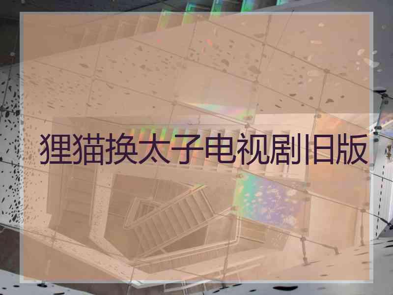 狸猫换太子电视剧旧版