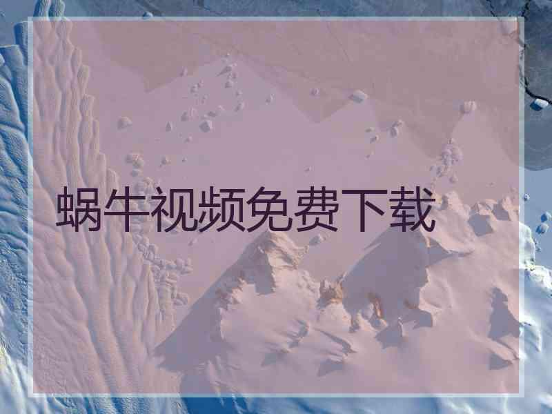 蜗牛视频免费下载