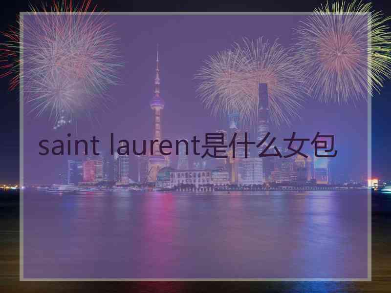 saint laurent是什么女包