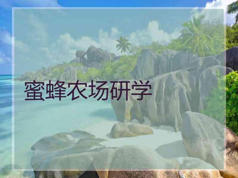 蜜蜂农场研学