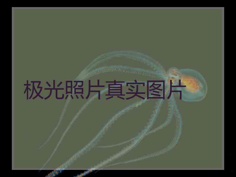 极光照片真实图片