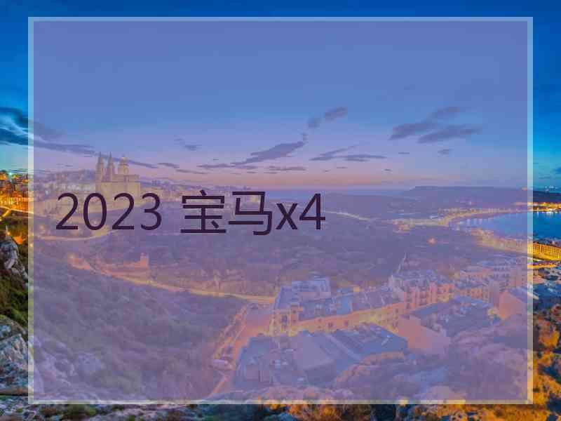 2023 宝马x4