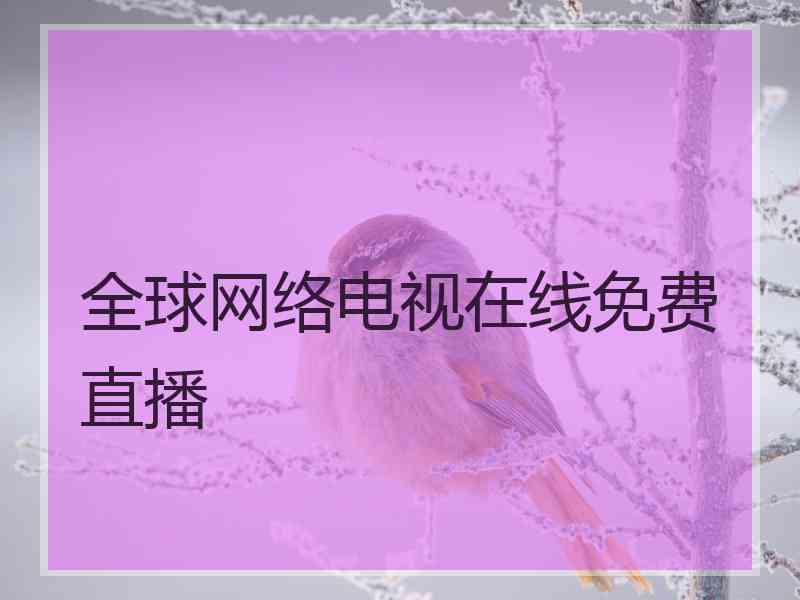 全球网络电视在线免费直播