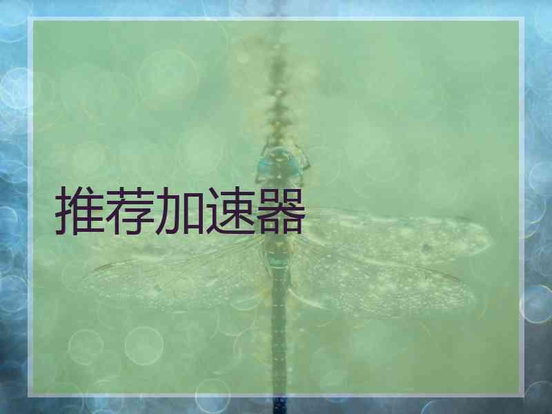 推荐加速器