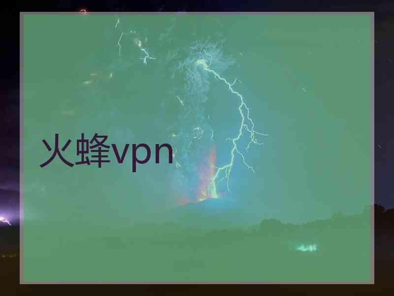 火蜂vpn