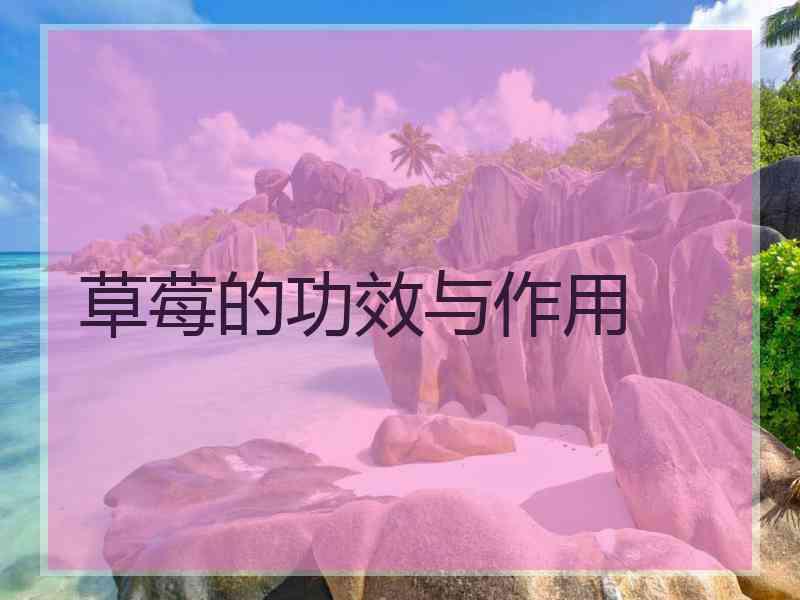 草莓的功效与作用