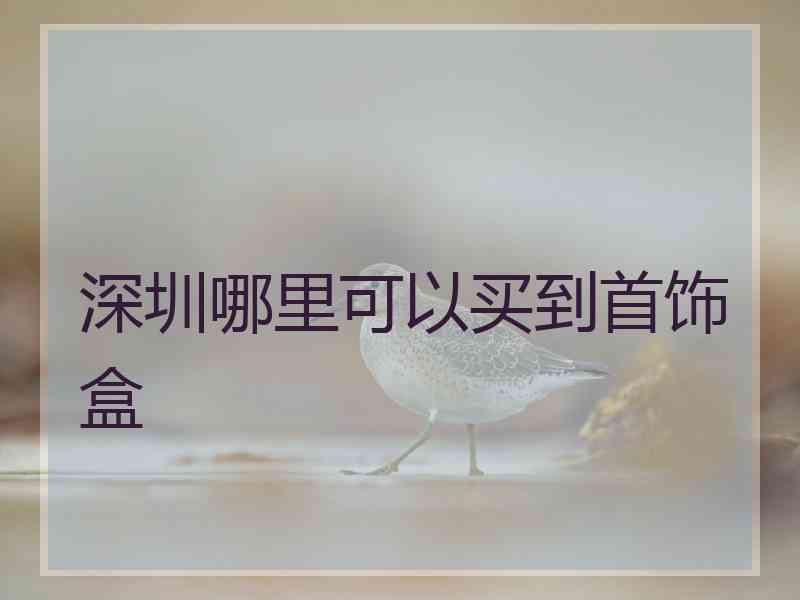 深圳哪里可以买到首饰盒
